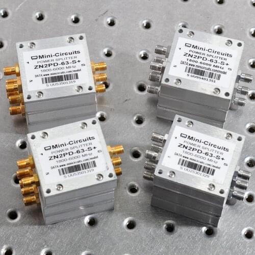 ZN2PD-63-S+ small circuit power splitter module 1800-600MHz gold silver