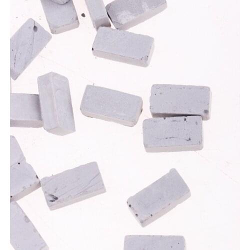 1/16 Miniature Gray Brick Model Toy For Sand Scene Build 1.7x0.9cm