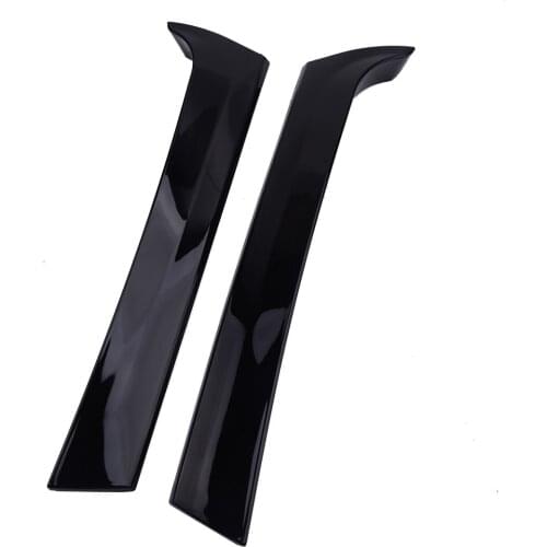 1 Pair Rear Window Side Wing Spoiler Splitter Trim Bezel Cover Fit For VW Tiguan MK2 2017