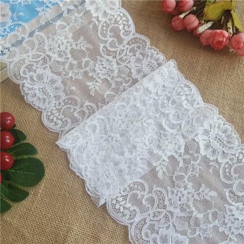 E2314*high quality lace lace ribbon 18cm wide stretch African lace lace ribbon used for crafts decoration Diy
