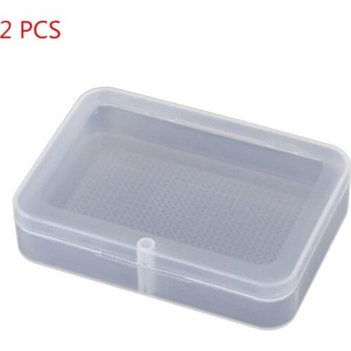 2Pcs Transparent Card Holders Plastic Box Board Game Tarot Poker Card Storage Box Rectangle Element Packing Drop Ship
