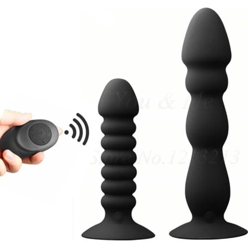 Wireless Remote Anal Dildo Vibrator Prostate Massager G-spot Stimulator 10 Speeds Charging Anal Penis Vibrator Sex Toys for Men