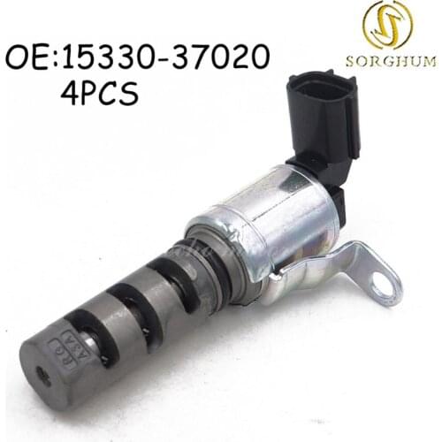 4PCS 15330-37020 MH Electronic Timing Control Valve VVT For Toyota Yaris Vios Matrix Corolla Auris Avensis Wish Levin Noah