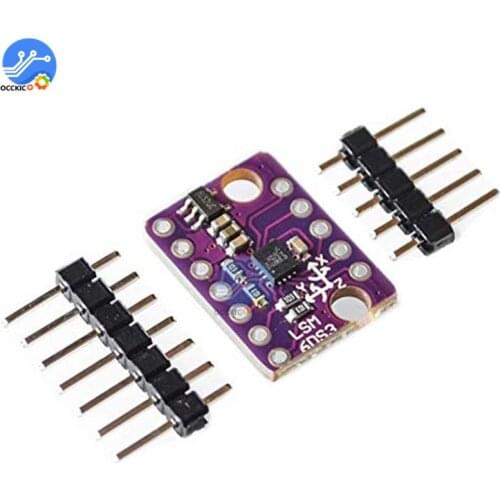 GY-LSM6DS3 LSM6DS3 Gyro Tilt angle Sensor Module Accelerometer I2C IIC/SPI Interface