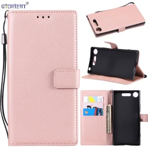For Sony Xperia XZ1 XZ 1 Fashion Flip Wallet Fitted Case G8343 G8342 G8341 Card Slot Phone Bag CUSORIENT Leather Bumper Cover