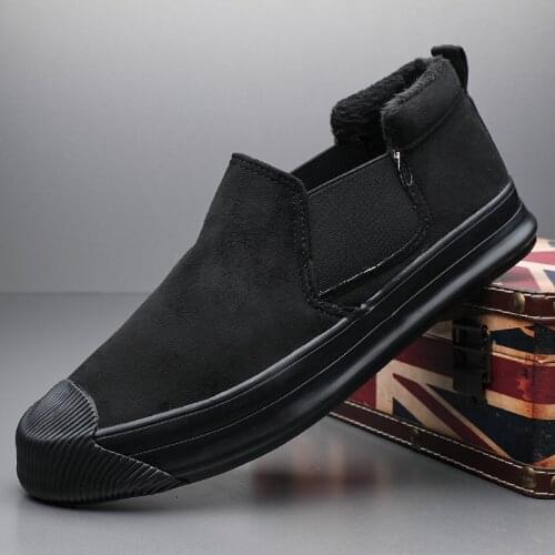 Men High-top Shoes Mens Winter Plus Velvet Shoes 2020 New Korean Version Of The Wild Mens Casual Cotton Sneaker Fashion Design