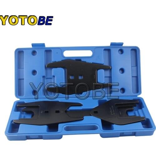 Fan Clutch Wrench Set Foreign & Domestic Clutch Remover Installer Tool Kit -5pc