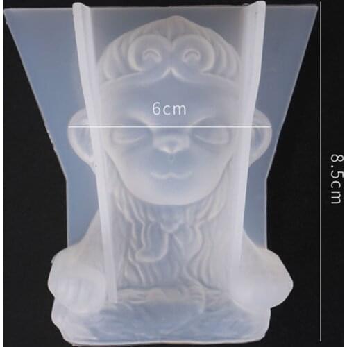 Novelty Resin Casting Quality 3D Silicone Mold Monkey Mould DIY Molding