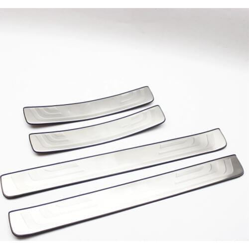 Stainless Steel Led Door Sill Scuff Plate Guard Sills Protector Trim For Honda CRV CR-V 2007-2016