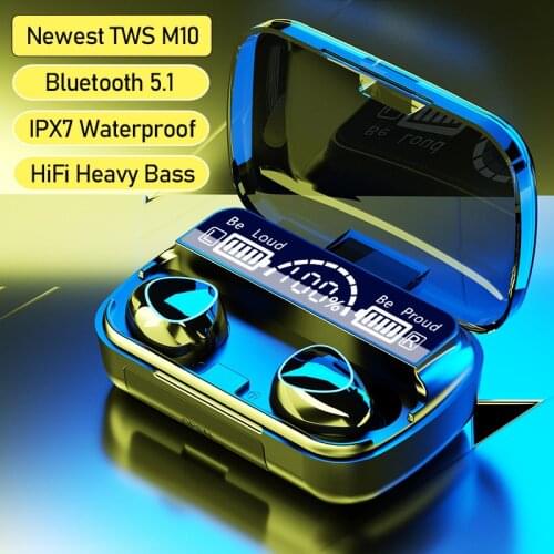 TWS Earphones 5.1 Bluetooth 9D HiFi Setero Wireless Headphones Pods Headset 2000mAh Charge Box Noise Canceling Earbuds With Mic