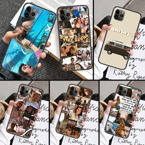 Outer Banks tv Phone Case For iphone 5 5S SE 2 6 6S 7 8 11 12 Mini Plus X XS XR Pro Max black pretty cover silicone back