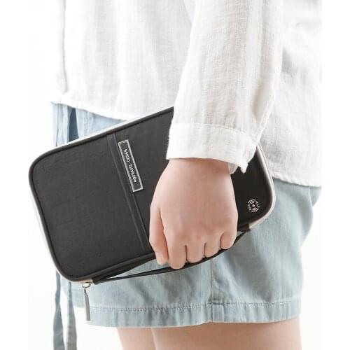 Quenya High Quality RFID Passport Wallet for Men / Women Waterproof Credit Card Travel Document Organizer Holder Passport Bags