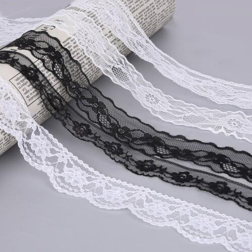 10 yards 13-30mm Width Lace Ribbon Lace fabric white Lace trimmings Embroidered Craft decoration Wedding Lace gift ribbon
