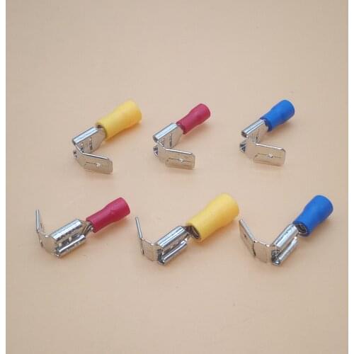 20Pcs PBDD terminals blue yellow red piggy back disconnector Cable Connector wire terminals pre-insulating terminals