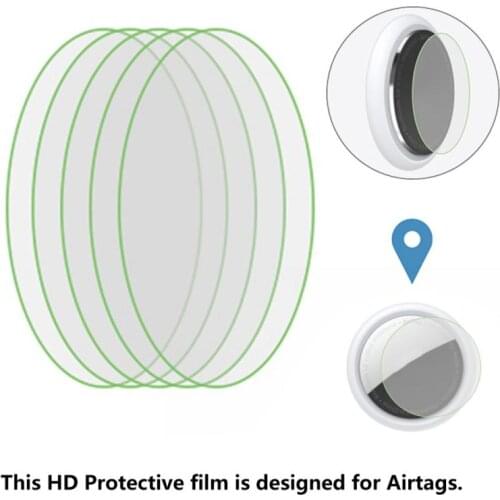 5/10 Pc Ultra-Thin Clear Screen Protector Compatible For Airtags Tracker Location HD Flexible Glass TPU Tempered Films Hot