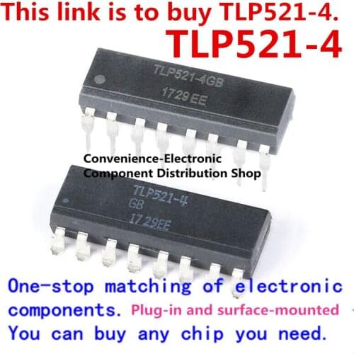 5PCS/Pack brand new original TLP521-4 TLP521 TLP521-4GB SOP16 surface mount driving optocoupler integrated circuit