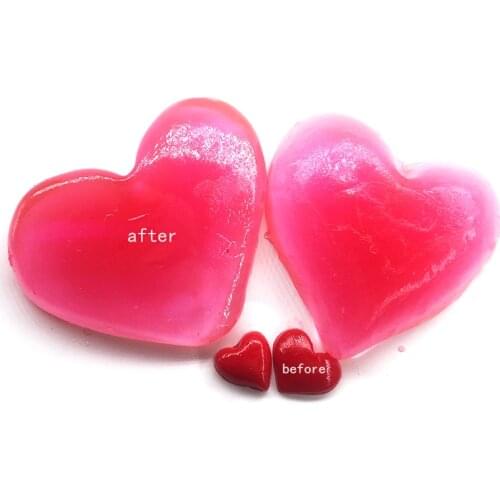 85pcs Crystal Soil Water Beads Hydrogel Balls orbiz Growing Gel Ball Love Heart Diamond Big Decorative Flower Wedding Home Decor