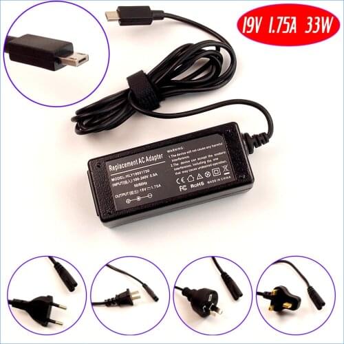 19V 1.75A Laptop Ac Adapter /Battery Charger For ASUS VivoBook E200 E200H E200HA-US01-GD E200HA-US01-BL
