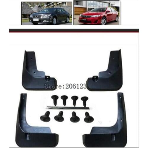 For Toyota Camry XV50 Altis Aurion 2012 2013 2014 Mudflaps Splash Guards Mud Flap Front Rear Mudguards Fender Molded Mud Flaps