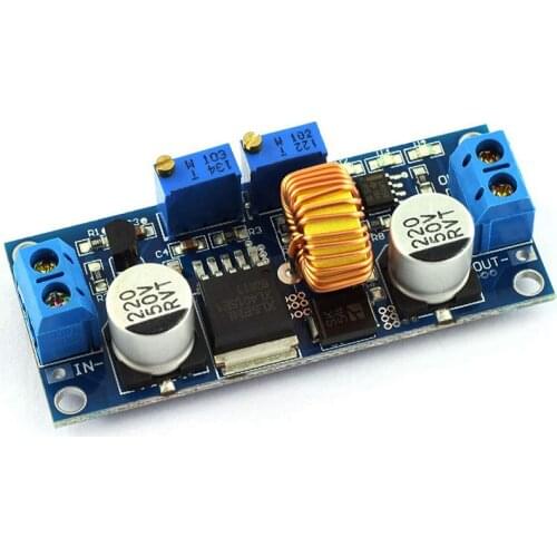 DC-DC Step-down Constant Current Regulator Module 4-38v Input to 1.25-36v Output Adjustable Large Power 5A 75W Converter for Cha
