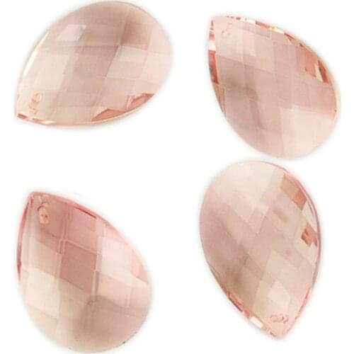 Crystal Lamp Prisms Various Color Chandelier Glass Parts Hanging Drops Pendants For Wedding Home Decoration