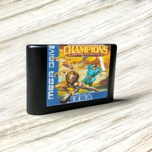 Eternal Champions - EUR Label Flashkit MD Electroless Gold PCB Card forSega Genesis Megadrive Video Game Console