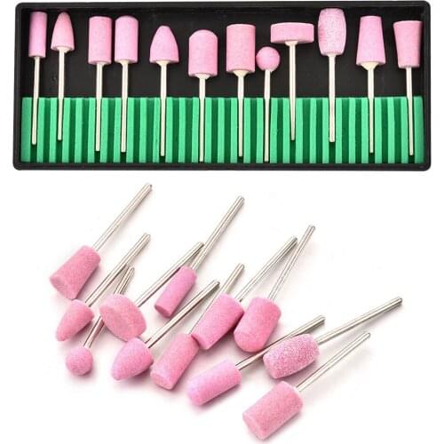 Nail Drill Bits Set Rotary Electric Milling Cutters for Manicure Pedicure File Cuticle Gel Clean Sander Nail Tool Nail Accessory