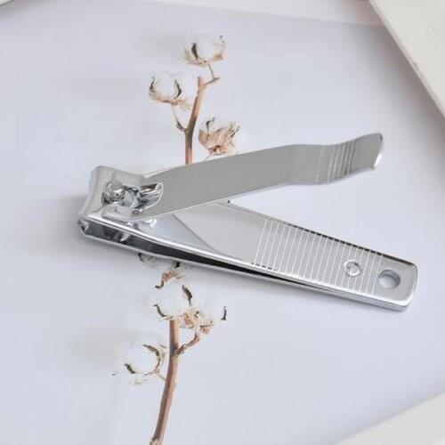 Nail Scissors Silver Trimmer Portable Nail Clippers Scissors Sliding Handle Comfortable Grip Stainless Steel Nail Manicure Tool