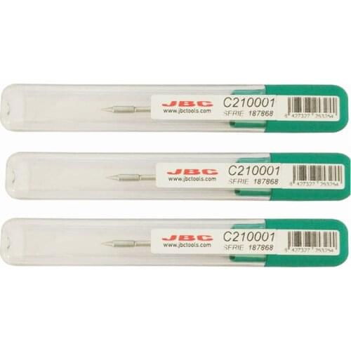 Original JBC C210 Soldering Tips solder tip C210018 C210020 C210002 with knife head Curved head straight head