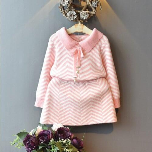 2019 Autumn Casual Solid Clothes Fashion Long Sleeve Girls Clothes High Quality Kids Clothes