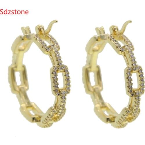 2020 New Minimalist Gold Metal 22mm Circle Geometric Round 22mm Hoop Earrings For Women Girl Wedding Party Jewelry