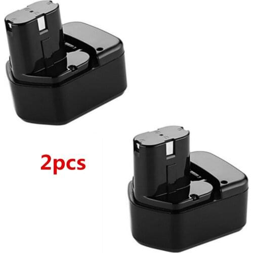 2pcs X Ni-MH 12V 3.0Ah Cordless Power tool Replacement Battery for Hitachi EB1230HL/EB1230R/EB1230X/324360/324361/324362 3000mAh