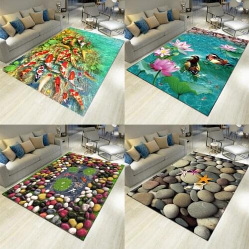 Modern 3D carpet living room sofa tea table household bedroom bedside doormat childrens crawling mat kitchen bathroom floor mat