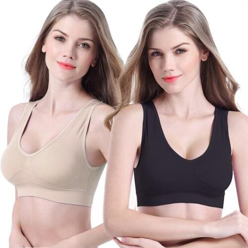 Sports Bra Bra Women Underwear Sexy Lingerie Color Front Cross Side Buckle Wireless Push up Breathable Sleep
