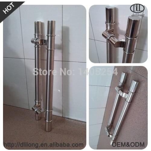 Stainless steel glass door handles