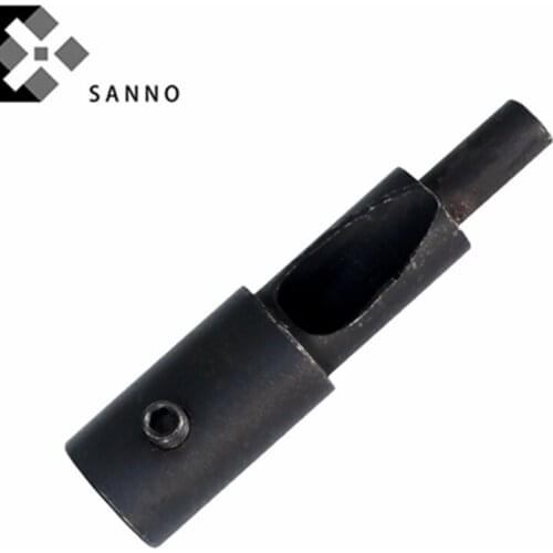 Drilling bit chuck with hole 12mm and length 80mm drill-press / hand electric drill connector tool for paper hollow drill bit
