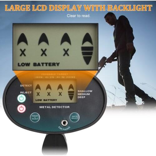 KKmoon Precision Underground Metal Detector Gold Treasure Jewelry Finder Treasure Hunting Equipment Metal Detecting Tool for Kid