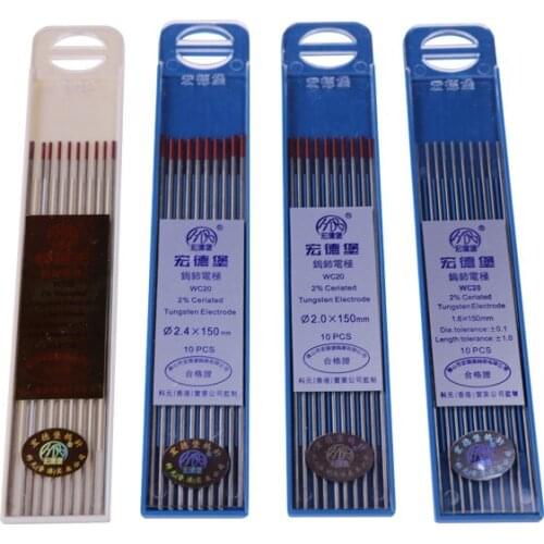 Tungsten electrode argon arc welding electrode tungsten needle 150mm 1.6 / 2.0 / 2.4