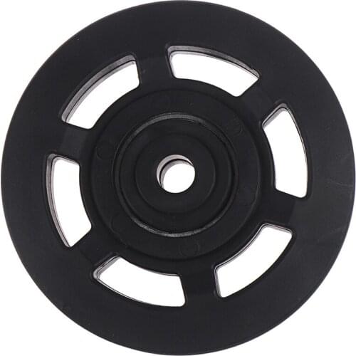 1Pc 95mm Black Bearing Pulley Cable Gym Equipment Parts Wear Resistant General Plastic Bearing Pulley