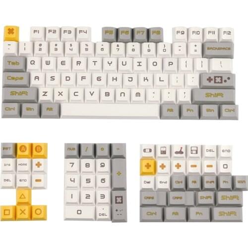 115Pcs Video Game PBT Dye-Sub Keycaps Cherry Profile Keycaps For Mechanical Keyboard (Compatible With TTC Kaihua Cross Switch)