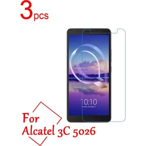 3pcs Ultra Clear/Matte/Nano anti-Explosion LCD Screen Protectors Film cover For Alcatel 3X 3V 3C 5026 5058 Protective Film