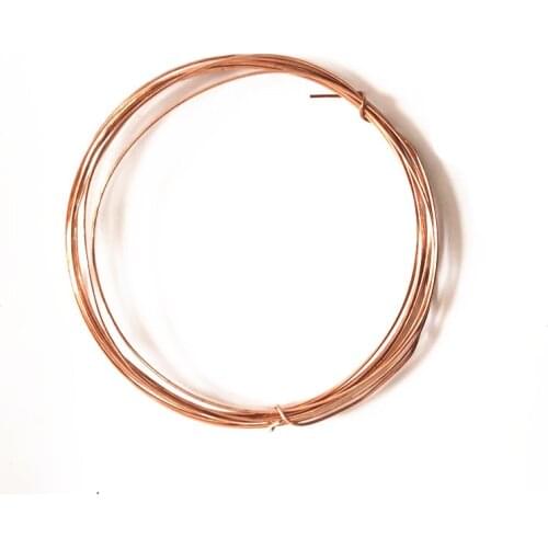 5mm * 2m T2 Red Copper Wire Rod Conductive Industry Experiment DIY Materials #A279i