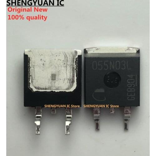 5 pcs/lot IPB055N03LG IPB055N03L G 055N03L IPB055N03LGATMA1 TO-263 MOSFET N-CH 30V 50A D2PAK Original New 100% quality