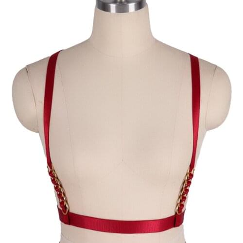 Bdsm Rave Wear Harness Fashion Harajuku Sword Belt Women Stocking Belt Goth Erotic Lingerie Sexy Womens Underwear Body Cage Bra