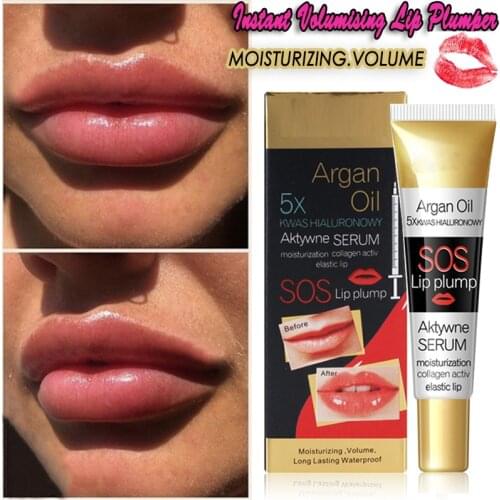 Karite Lip Maximizer SOS Lip Plumper Gloss Extreme Lip Gloss Enhancer Booster Bigger Lips Reduce Lip Fine Lines Lip Plumper Oil