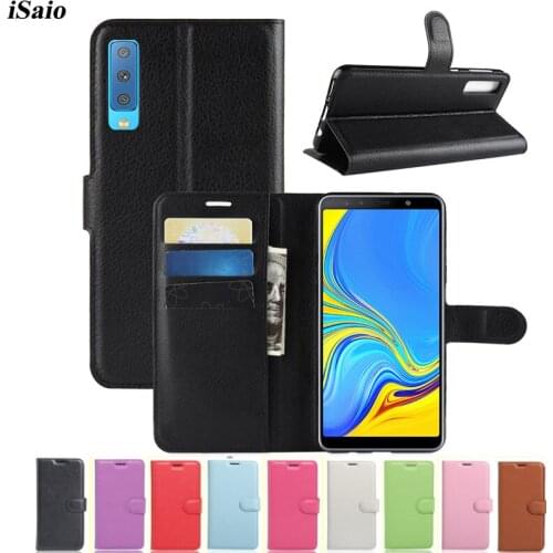 For Samsung Galaxy A7 2018 A750 Wallet Case Flip Leather Cover For Samsung Galaxy A7 A 7 2018 A750F SM-A750F Phone Case TPU
