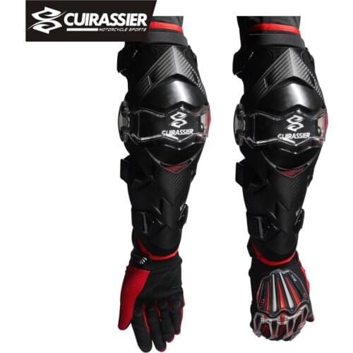 Cuirassier E09 K09 Professional Motorcycle Elbow Protector Motocross Downhill Dirt Bike MTB Protection Off Road Racing Kneepads