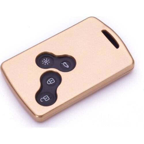 Colorful 4 Button ABS Car Key Case Cover For Renault Clio 4 Trafic Duster Captur Logan Megane Koleos Laguna 2 3 Auto Accessories