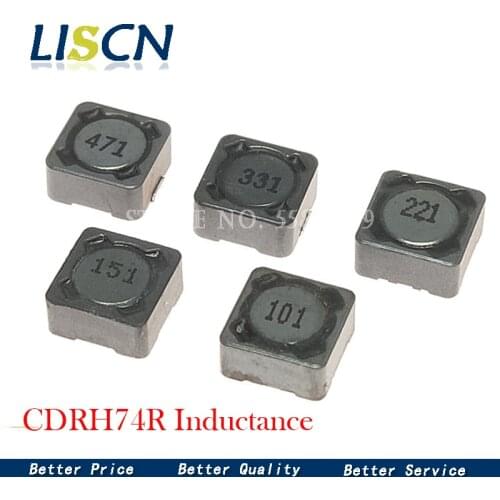 5PCS CDRH74R Inductance Wire Wound Chip Shielded Inductor 2.2/3.3/4.7/10/22/33/47/68/100/220/330/uh 7*7*4mm SMD Power Inducto