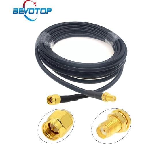 LMR240 Cable SMA Male Plug to SMA Female Jack RF Coaxial Cable 50-4 50ohm Pigtail WiFi Antenna Extension Cord Jumper Adapter